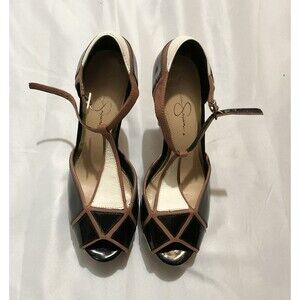Jessica Simpson Women’s Platform Pumps Color Block Heels Size 10